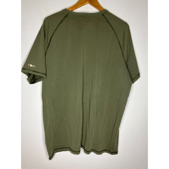 Carhartt Men's XL Green Cotton Poly Blend T-Shirt READ FLAWED - Picture 6 of 8